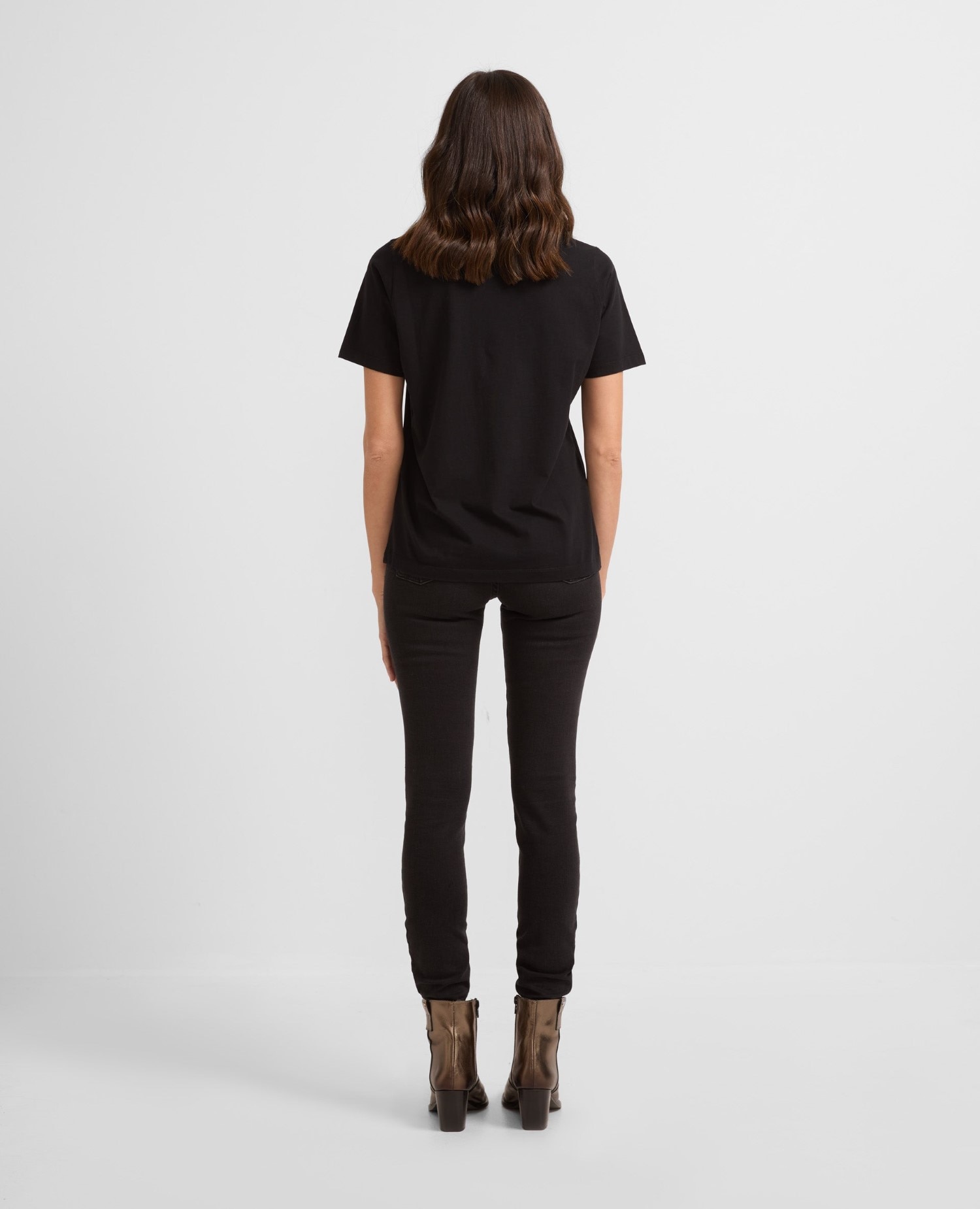 Camiseta woman sunny raqueta negra - Silbon - Negro Negro-2