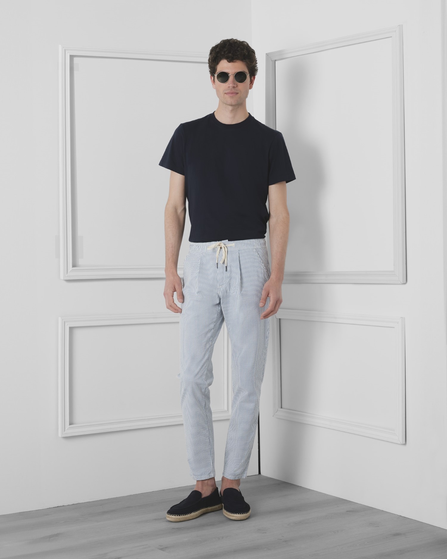 Pantalones chinos fashion rayas hombre