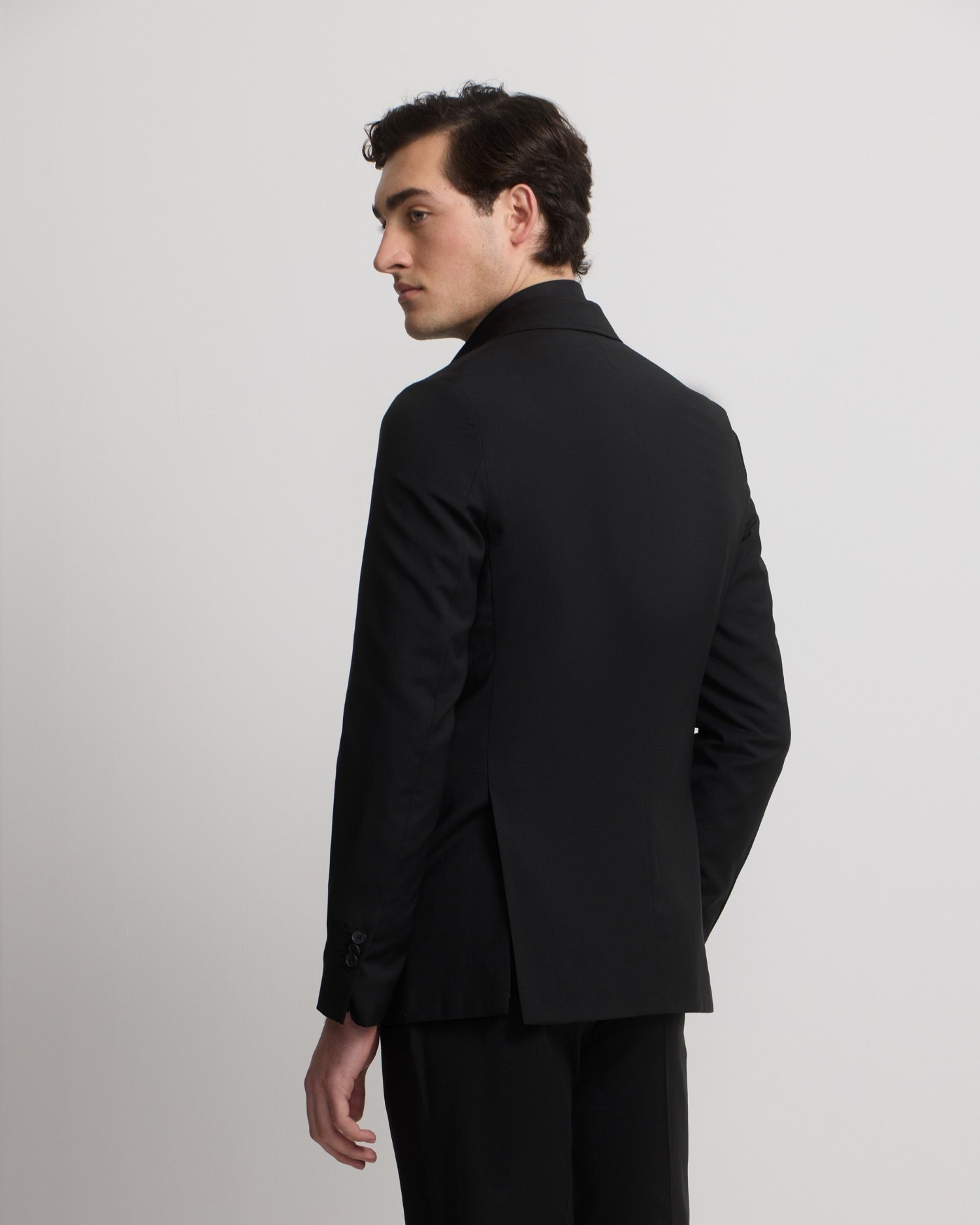 Americana de hombre traje clásico - Silbon - Negro Negro-2