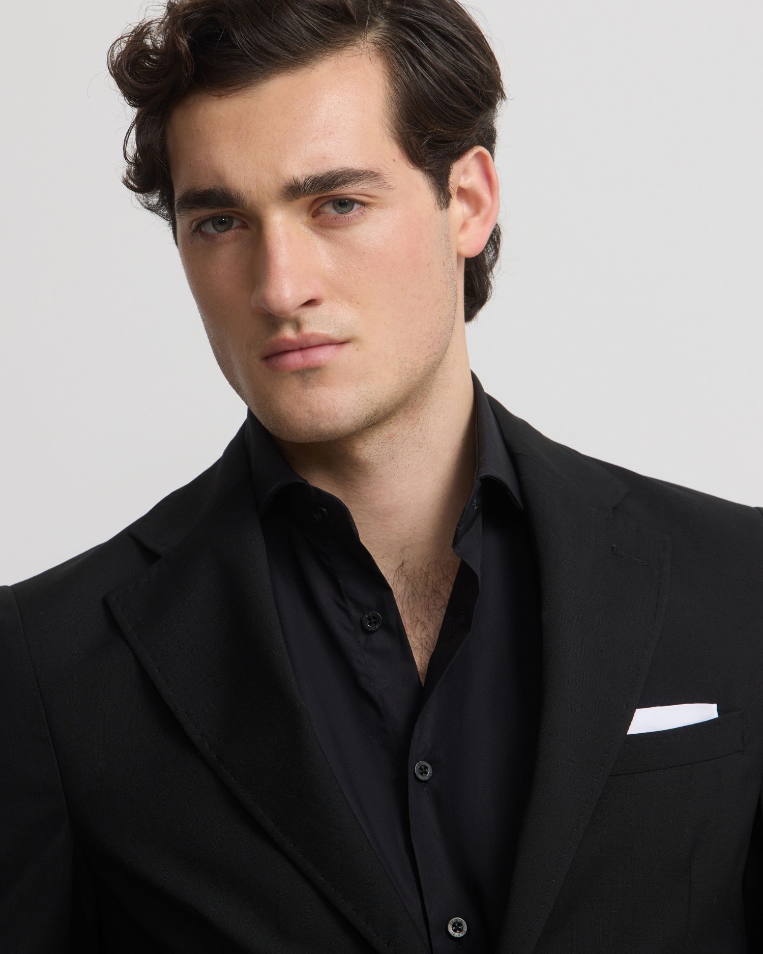 Americana de hombre traje clásico - Silbon - Negro Negro-3