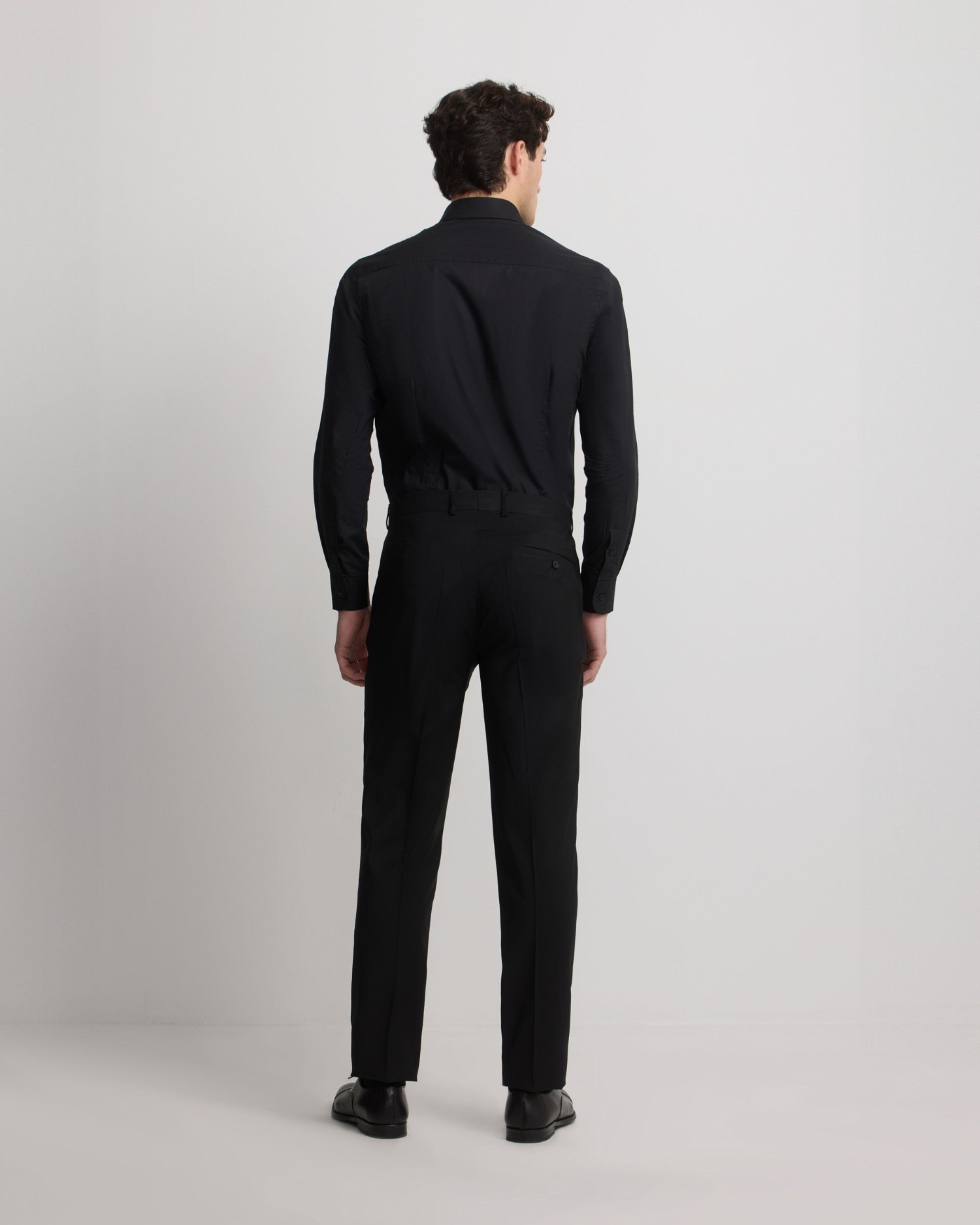Pantalón de hombre traje clásico - Silbon - Negro Negro-2