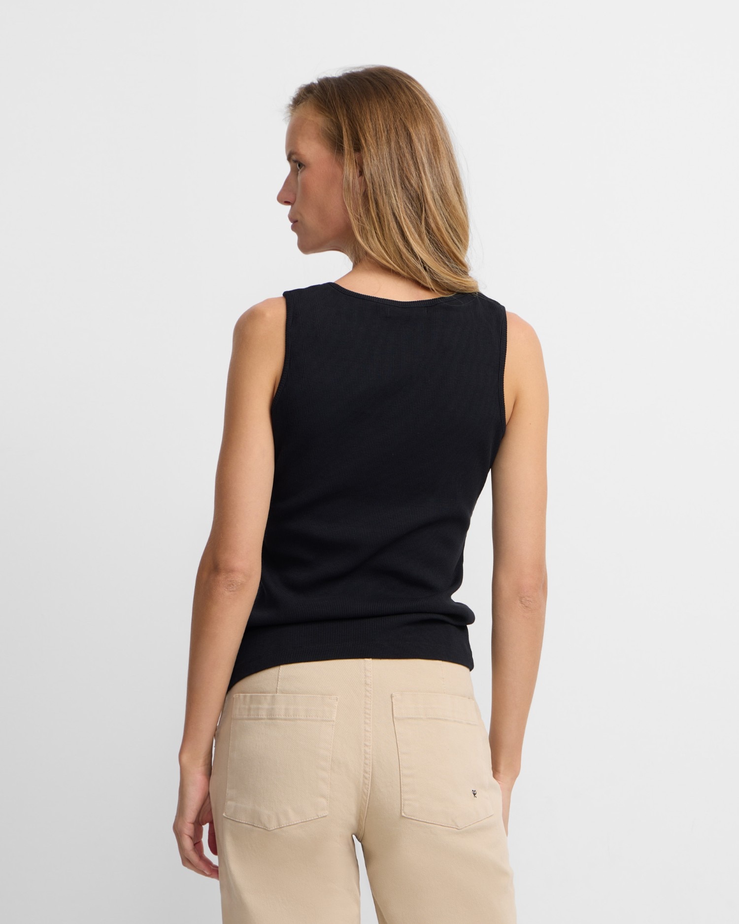 Camiseta woman tank negra - Silbon - Negro Negro-2