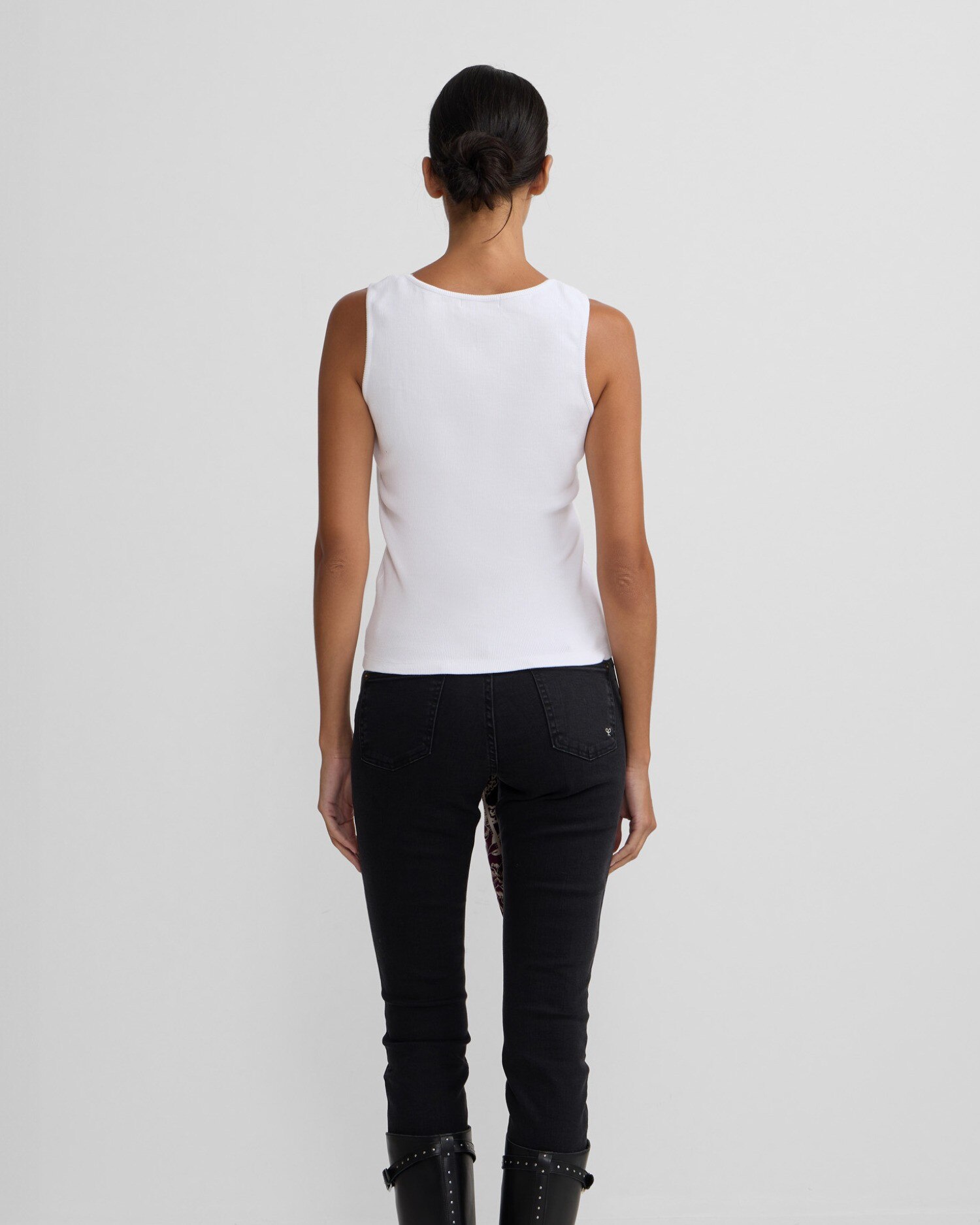 Camiseta woman tank blanca - Silbon - Blanco Blanco-2