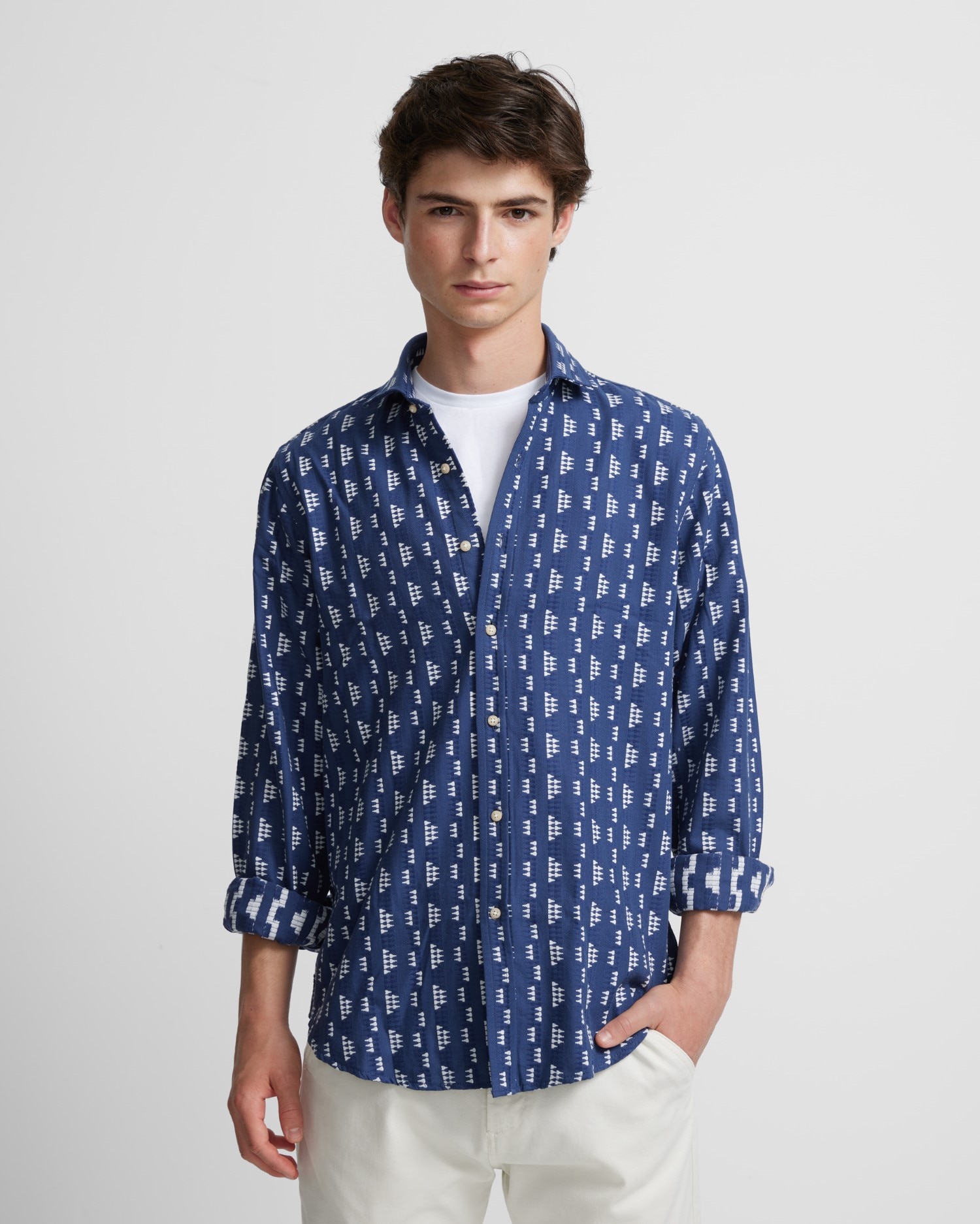 Camisa azul marino hombre fashion el corte ingles