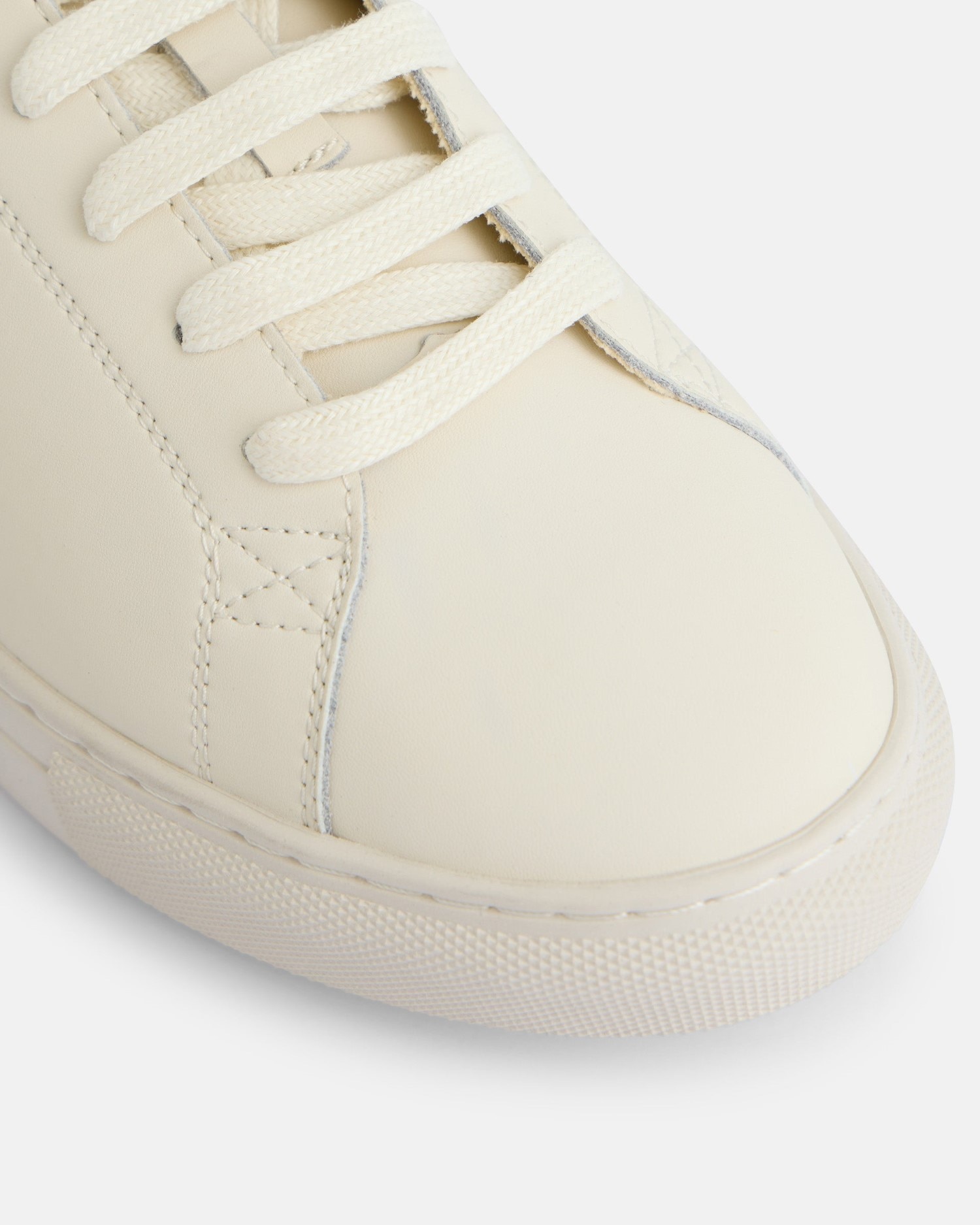 Sapatilhas de Pele Silbon Clássicas em Branco Branco-3