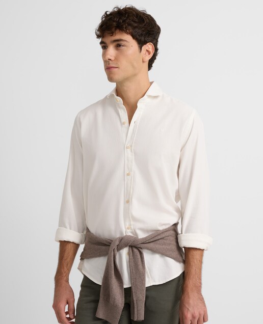 Imagen 0 de Camisa de hombre sport lisa micropique