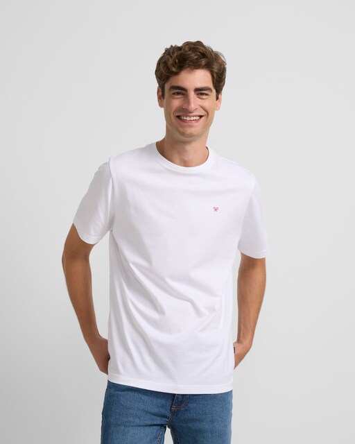 Imagen 0 de Camiseta de hombre pista tenis blanca