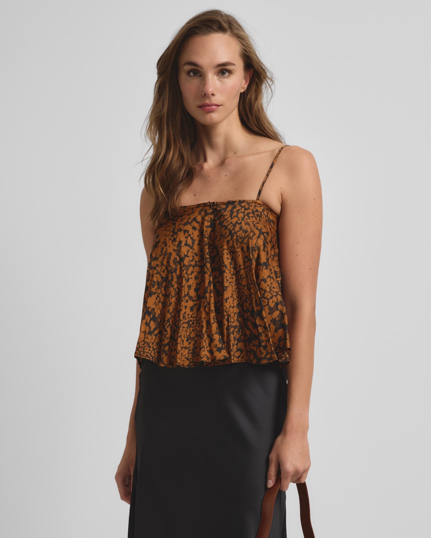Top de mujer de tirantes con estampado animal print
