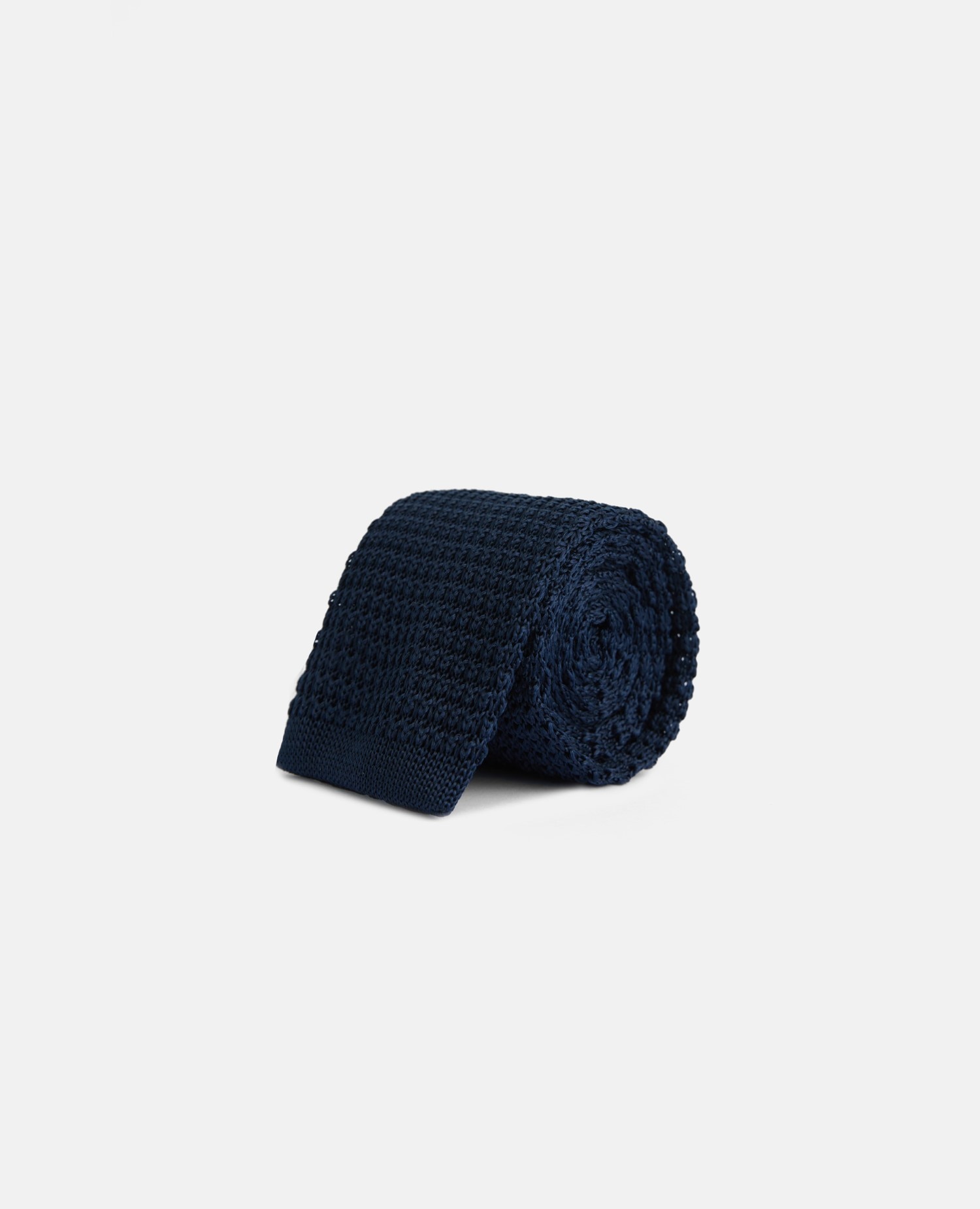 Corbata de niño punto azul marino
