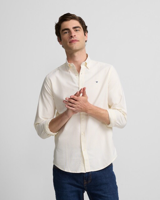 Imagen 0 de Camisa de hombre sport oxford raya media