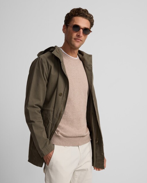 Imagen 0 de Parka de hombre capucha verde