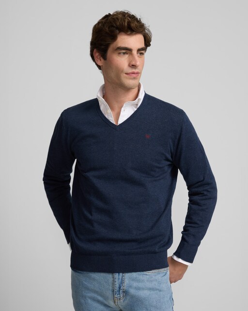Imagen 0 de Jersey de hombre liso v-neck