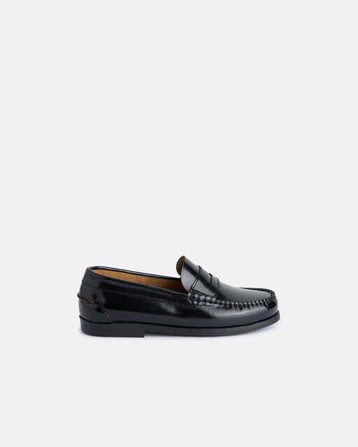 Imagen 0 de Mocasines de niño de piel con antifaz