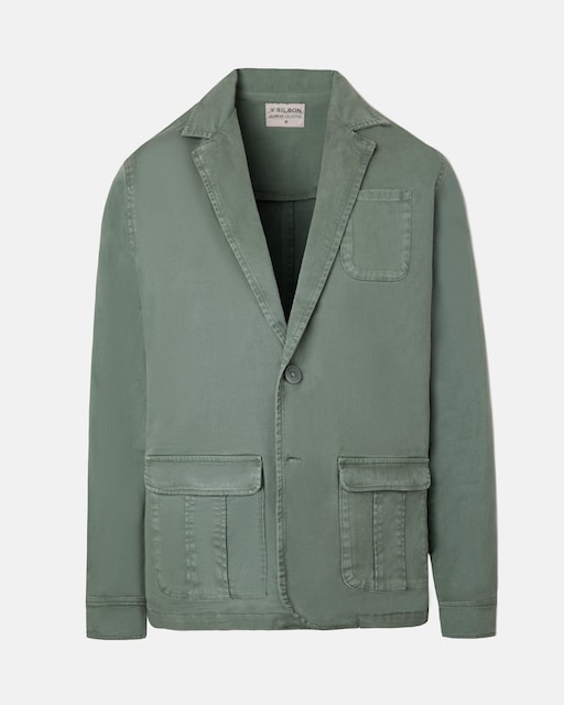 Imagen 0 de Semiblazer de hombre casual verde medio