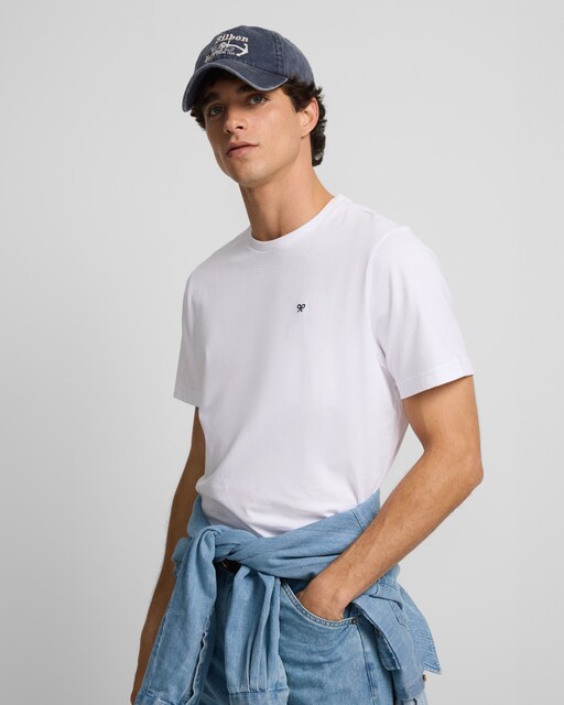 Imagen 0 de Camiseta de hombre silbon marine blanca