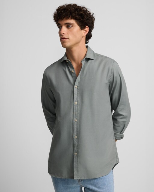Imagen 0 de Camisa de hombre sport miniestructura