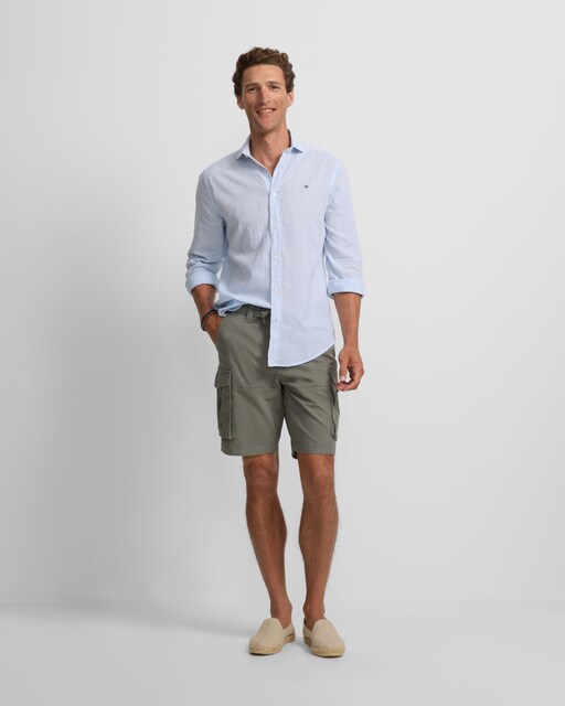 Imagen 0 de Bermuda cargo de hombre verde