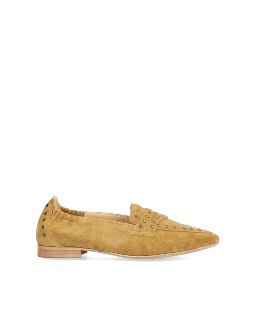 Imagen 0 de Mocasines de mujer de piel baby silk con suela antideslizante