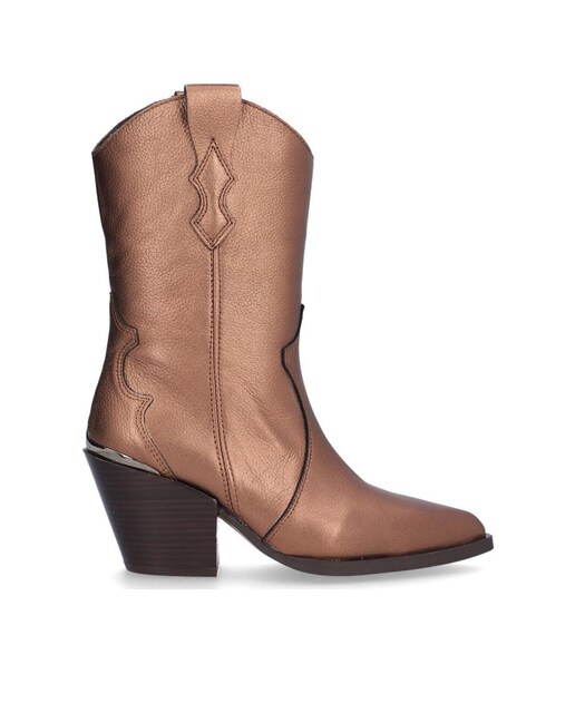 Imagen 0 de Botas de mujer de piel gibson con suela antideslizante