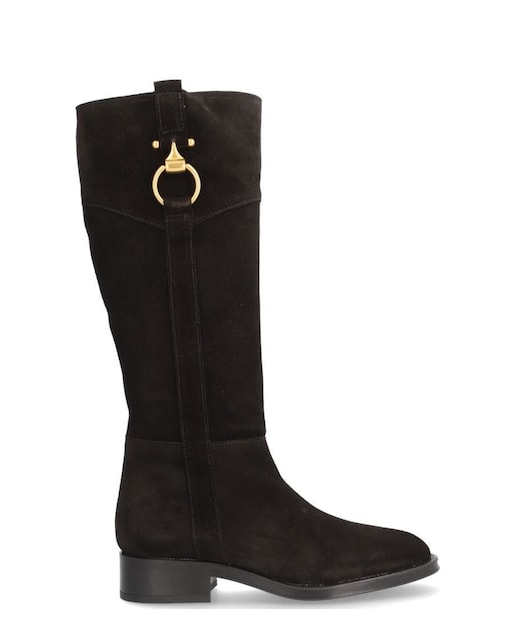 Imagen 0 de Botas básicas de mujer de piel baby silk con suela antideslizante y cierre mediante cremallera
