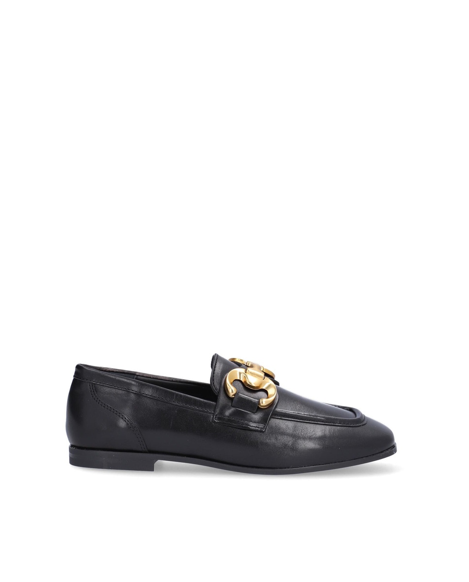 Alpe - Mocasines de mujer de piel con suela antideslizante.
