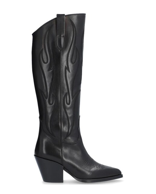 Imagen 0 de Botas de mujer de piel becerro con suela antideslizante y cierre mediante cremallera