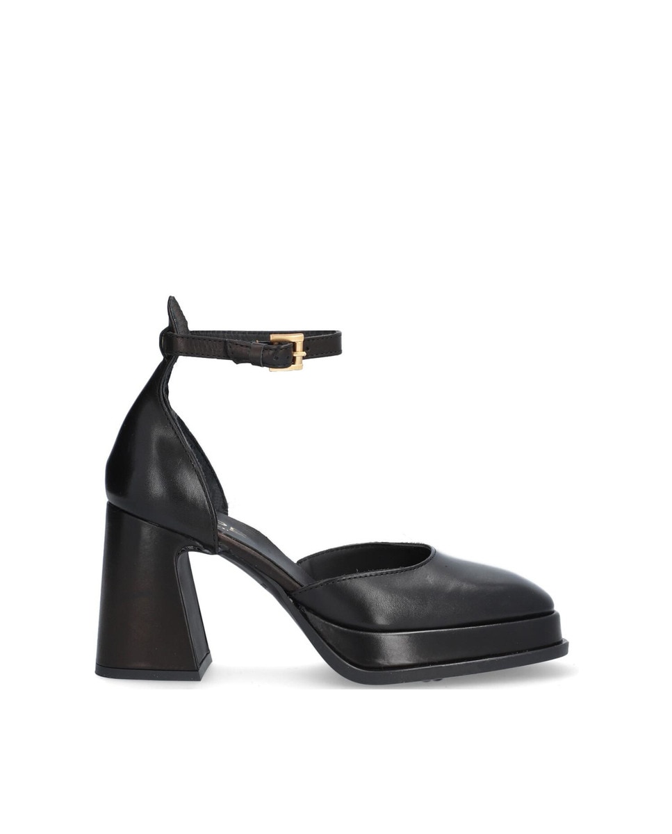 Alpe - Zapatos de cordones y bluchers de mujer de piel con suela antideslizante y cierre mediante hebilla.
