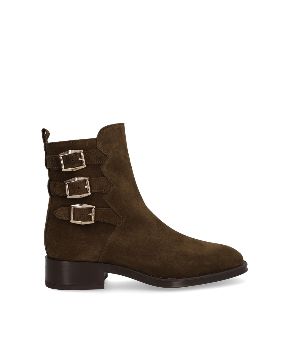 Botín Chelsea Serraje · Visón, Marrón · Zapatos | Massimo Dutti