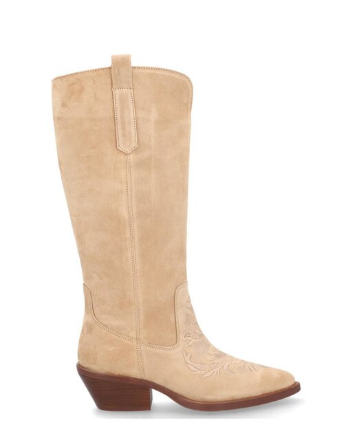 Imagen 0 de Botas de mujer de piel baby silk con suela antideslizante