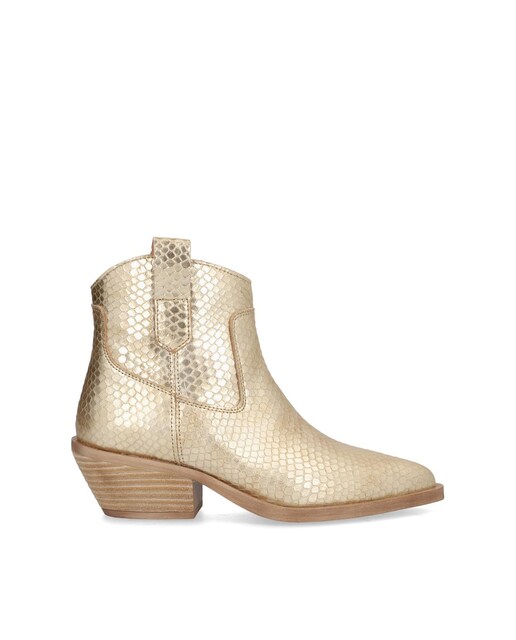 Imagen 0 de Botines de mujer de piel berlino + baby silk con suela antideslizante y cierre de cremallera