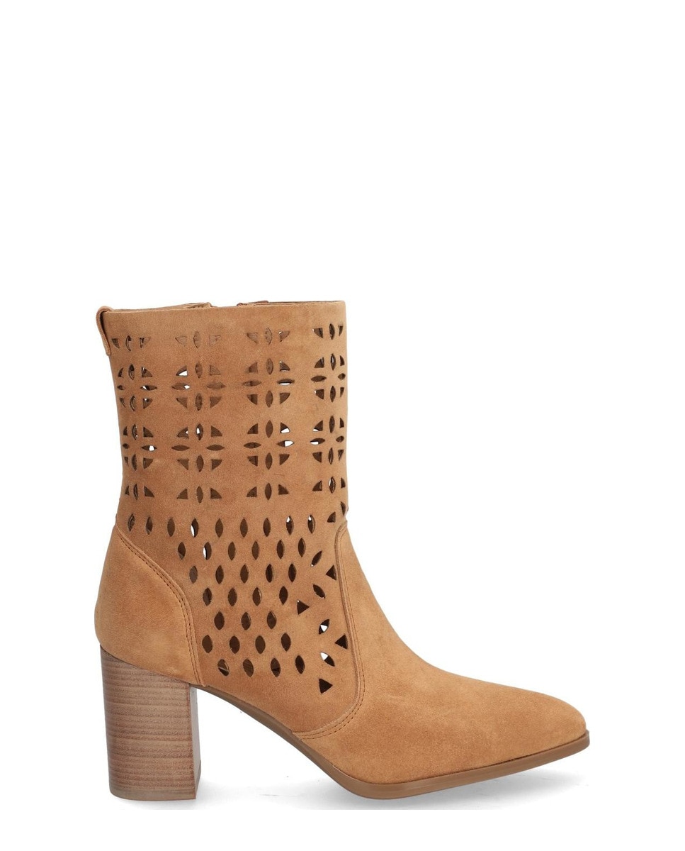Imagen 0 de Botas básicas de mujer de piel baby silk en color natural