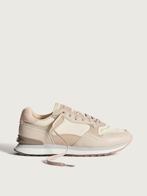 Imagen 0 de Zapatillas deportivas de mujer Beaufort en piel combinada