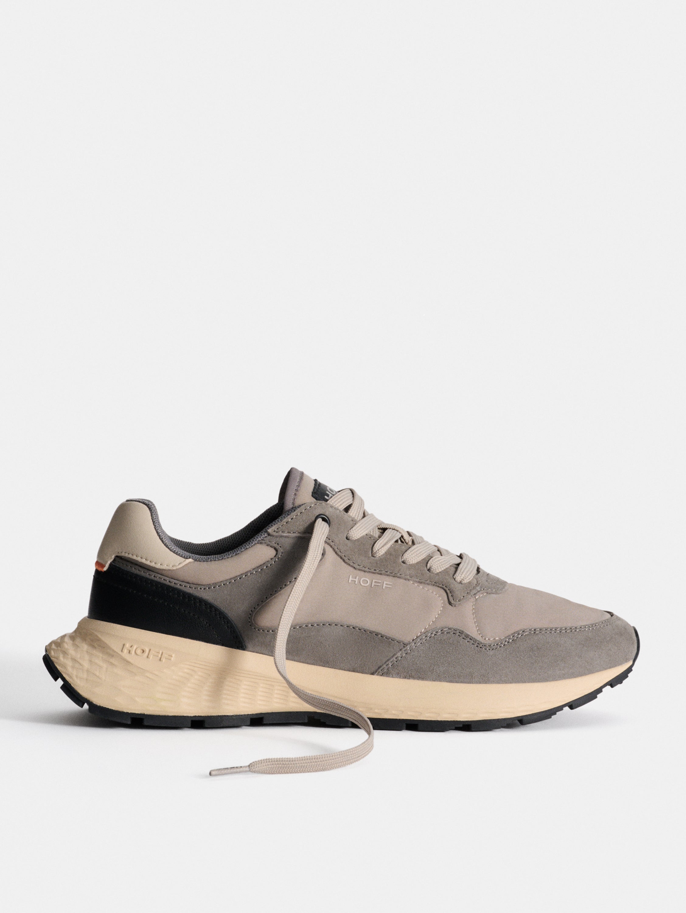 Imagen 0 de Zapatillas deportivas de hombre MANILA II con suela volumen y forro textil Gris / Negro