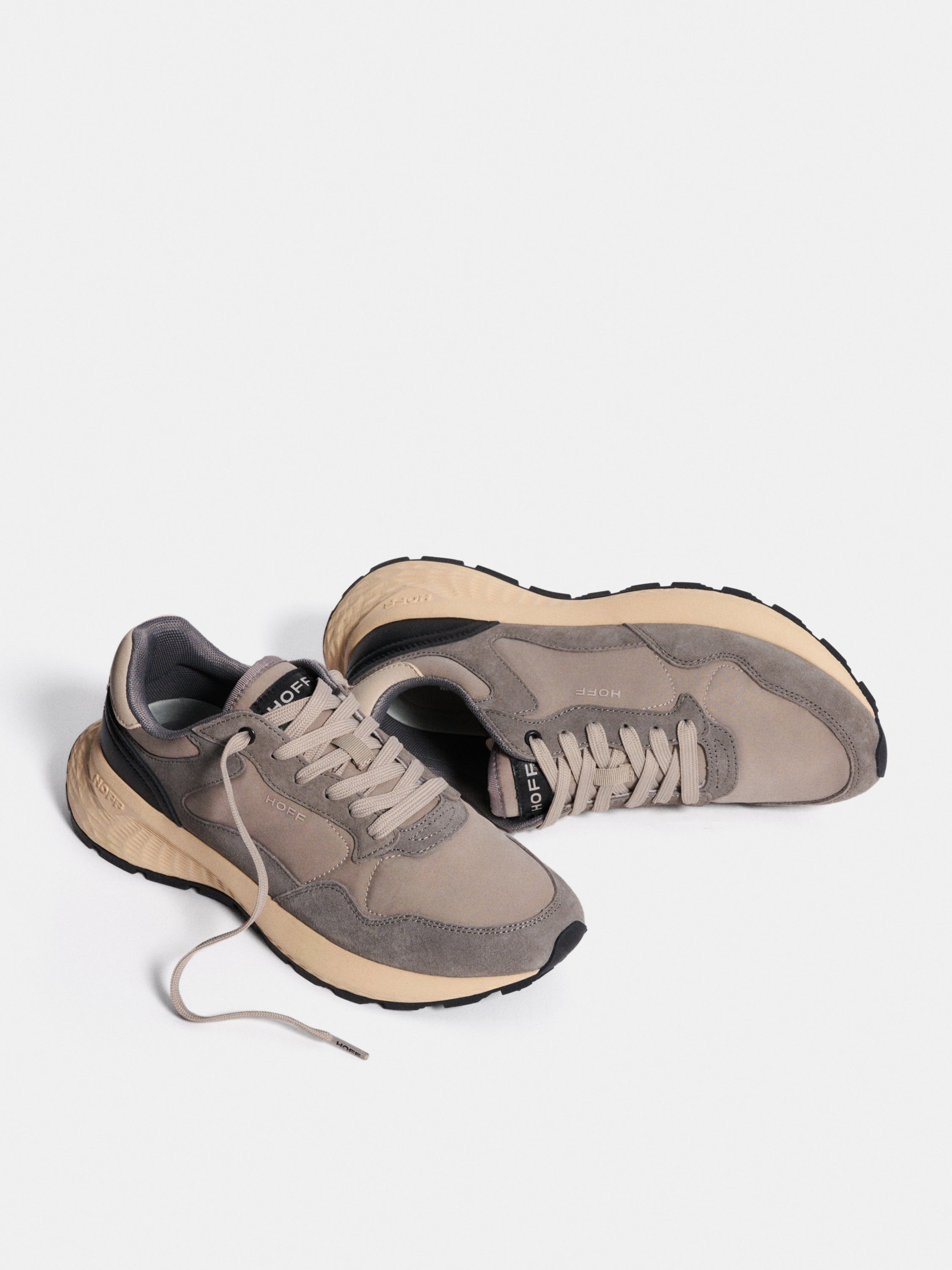 Zapatillas deportivas de hombre MANILA II con suela volumen y forro textil - Hoff - Gris / Negro Gris / Negro-2