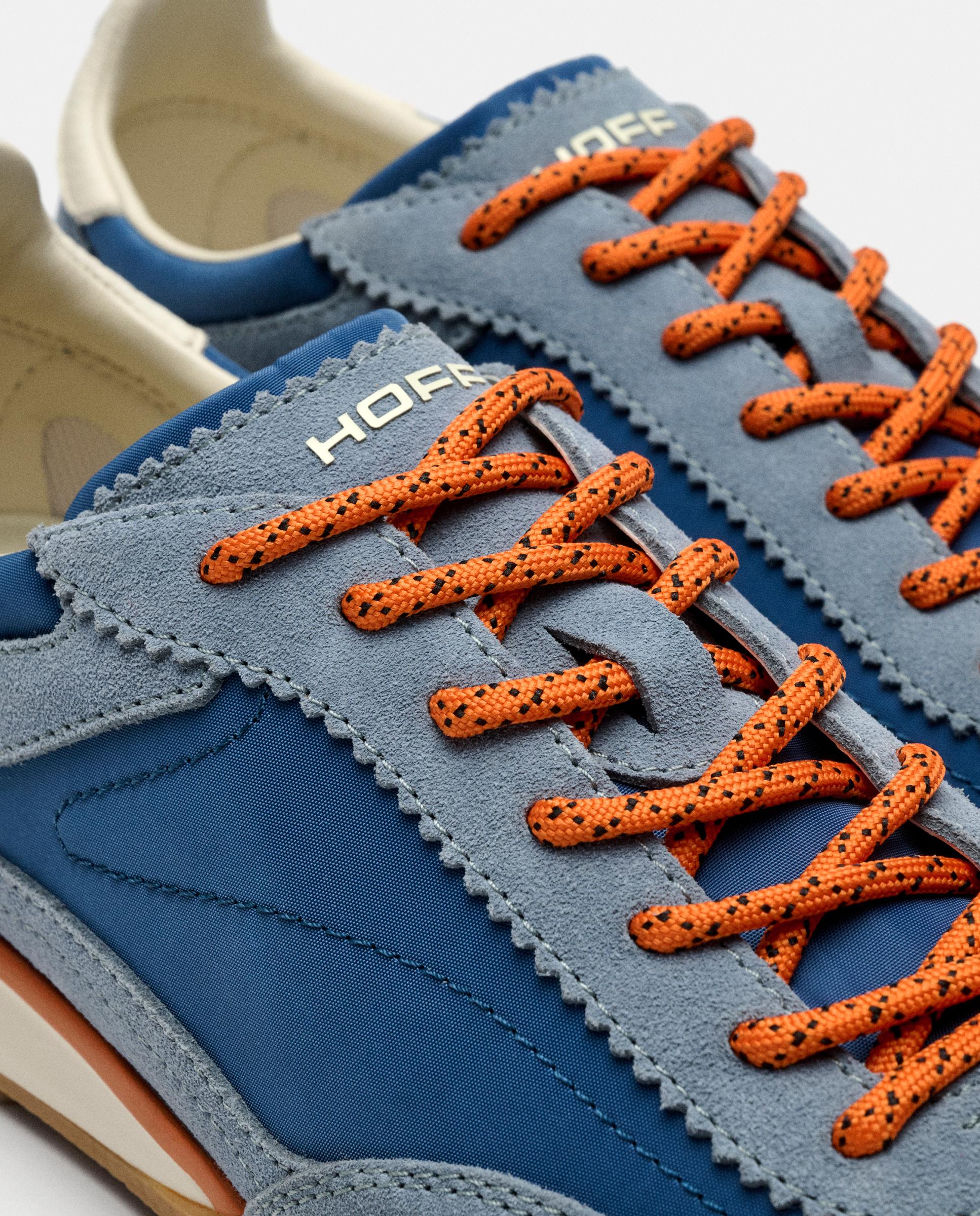 Zapatillas en piel y textil bridge mkii - Hoff - Azul Azul-3