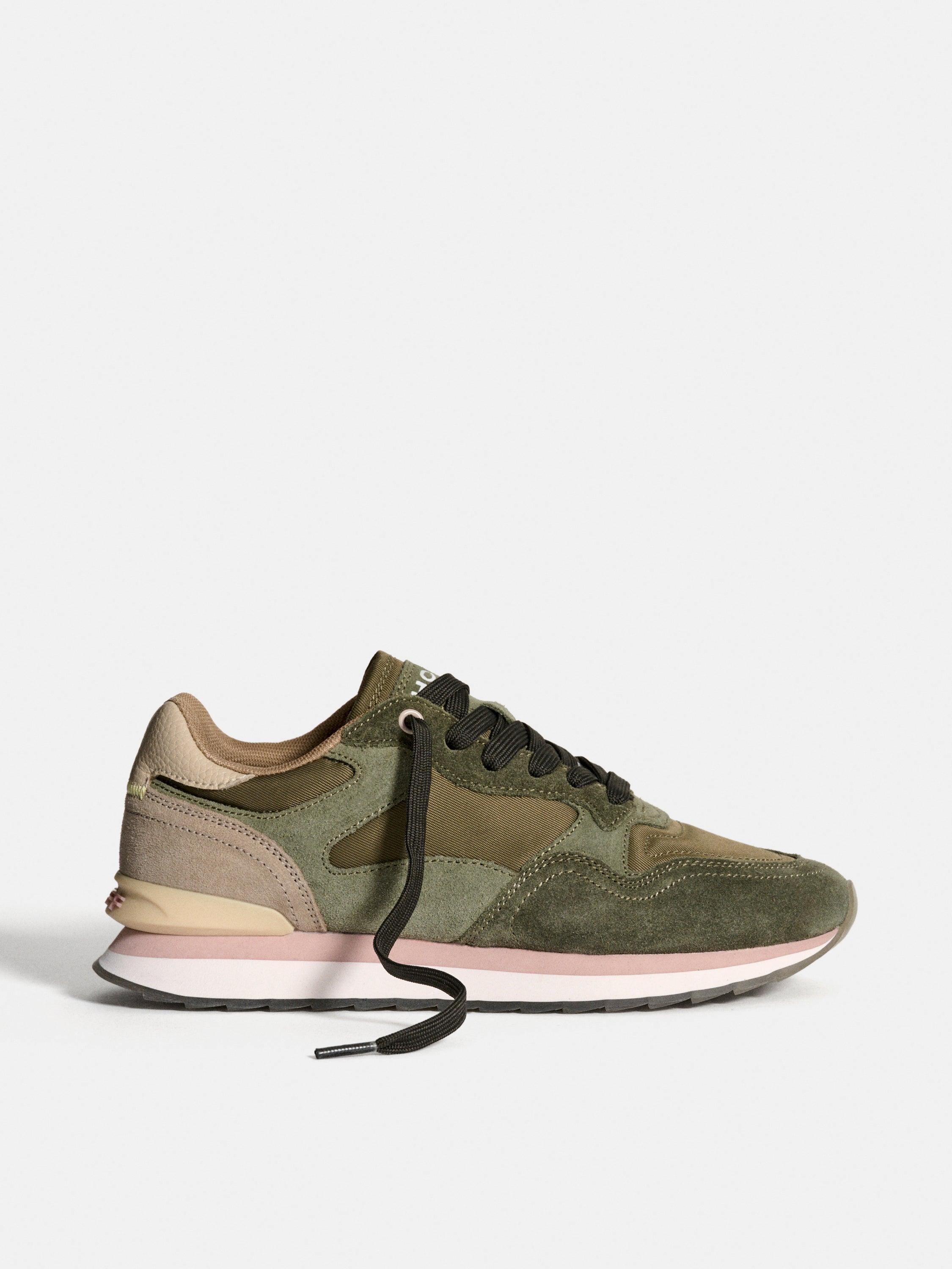 Hoff - Zapatillas deportivas de mujer CITY LOS ANGELES en piel con suela serigrafiada.