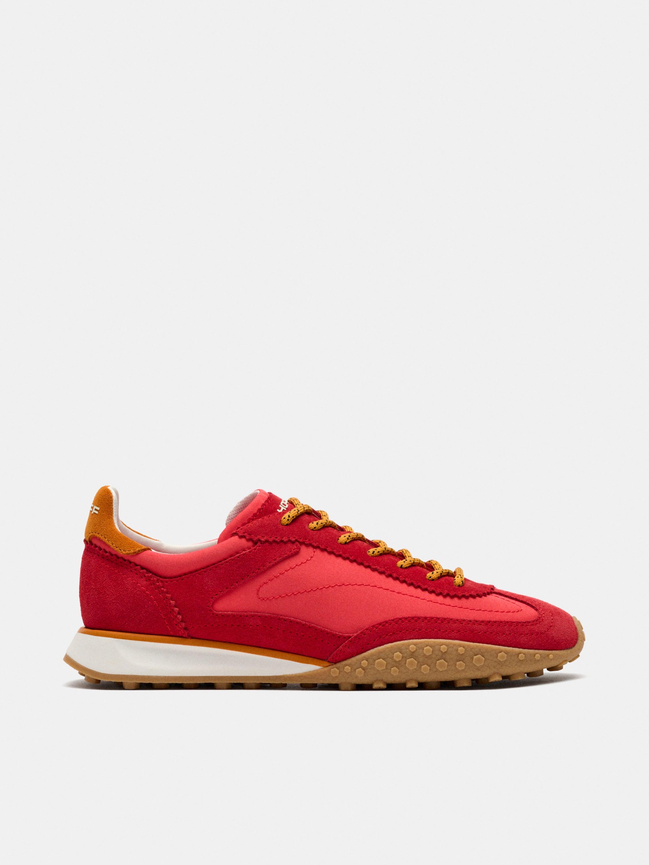 Zapatillas en piel y textil bridge mkii - Hoff - Rojo Rojo-1