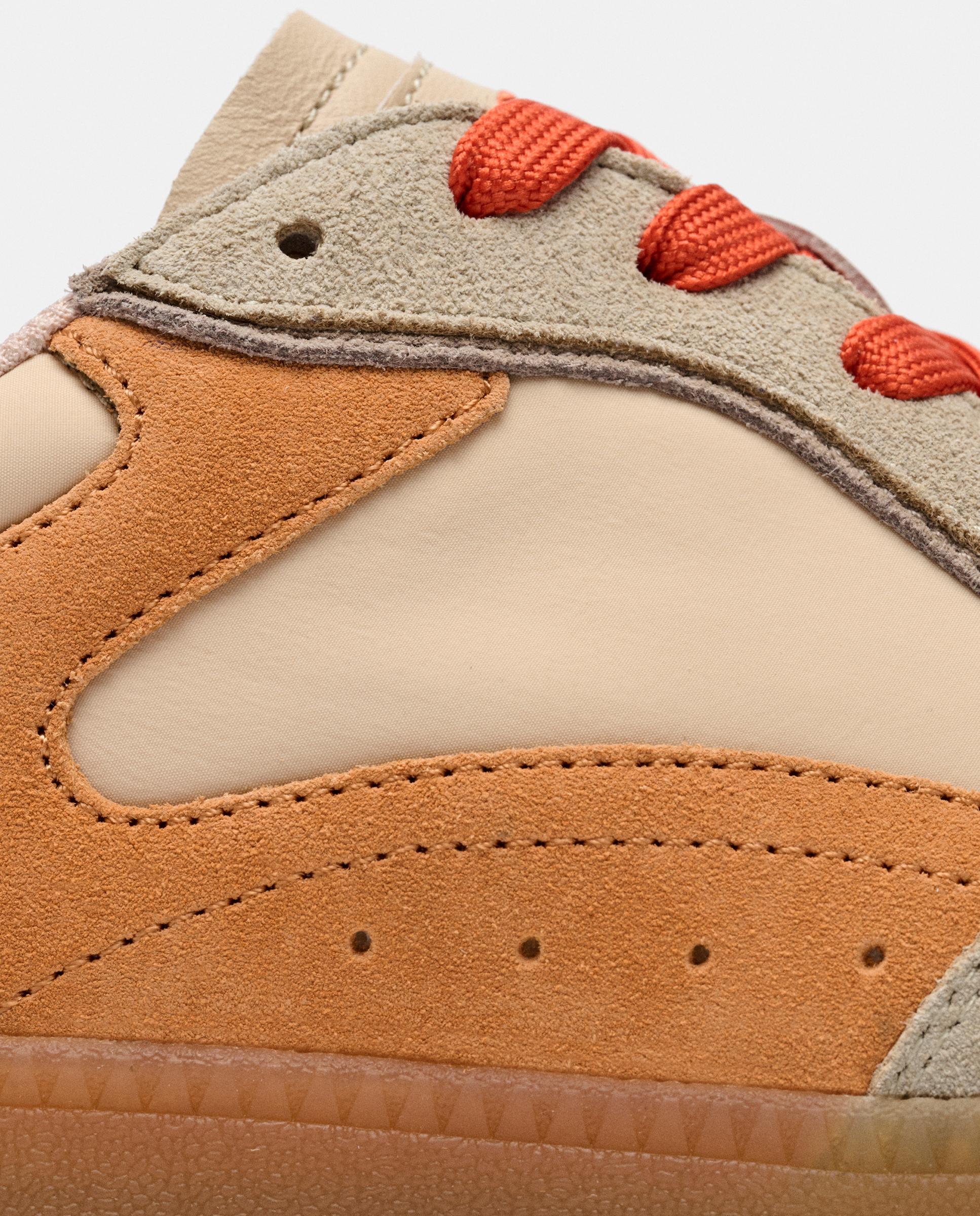 Zapatillas deportivas de mujer park con suela plana - Hoff - Verde Oliva Naranja-5