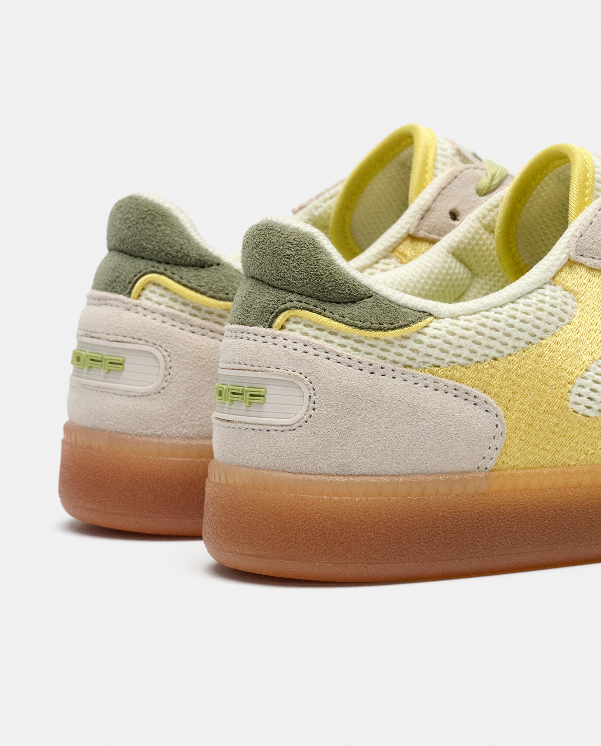 Imagen 5 de Zapatillas retro park crochet - Hoff - Amarillo Amarillo