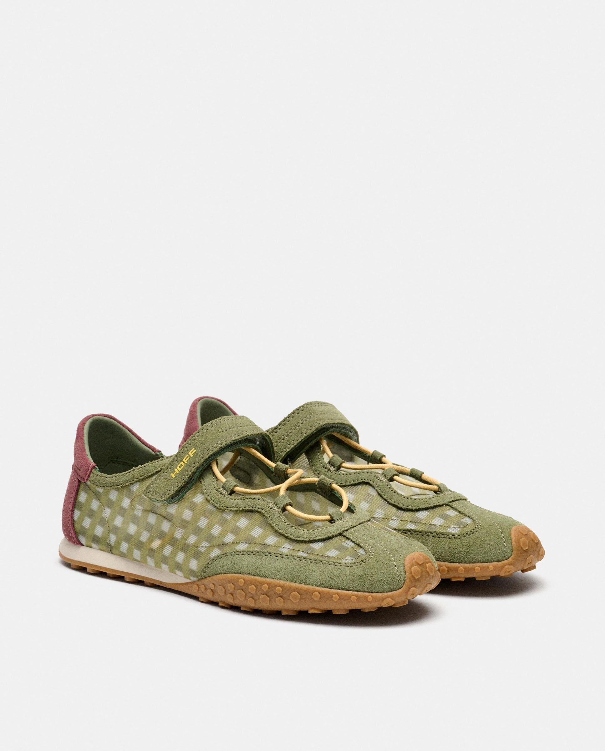 Merceditas deportivas de mujer bridge bow vichy - Hoff - Musgo Musgo-2