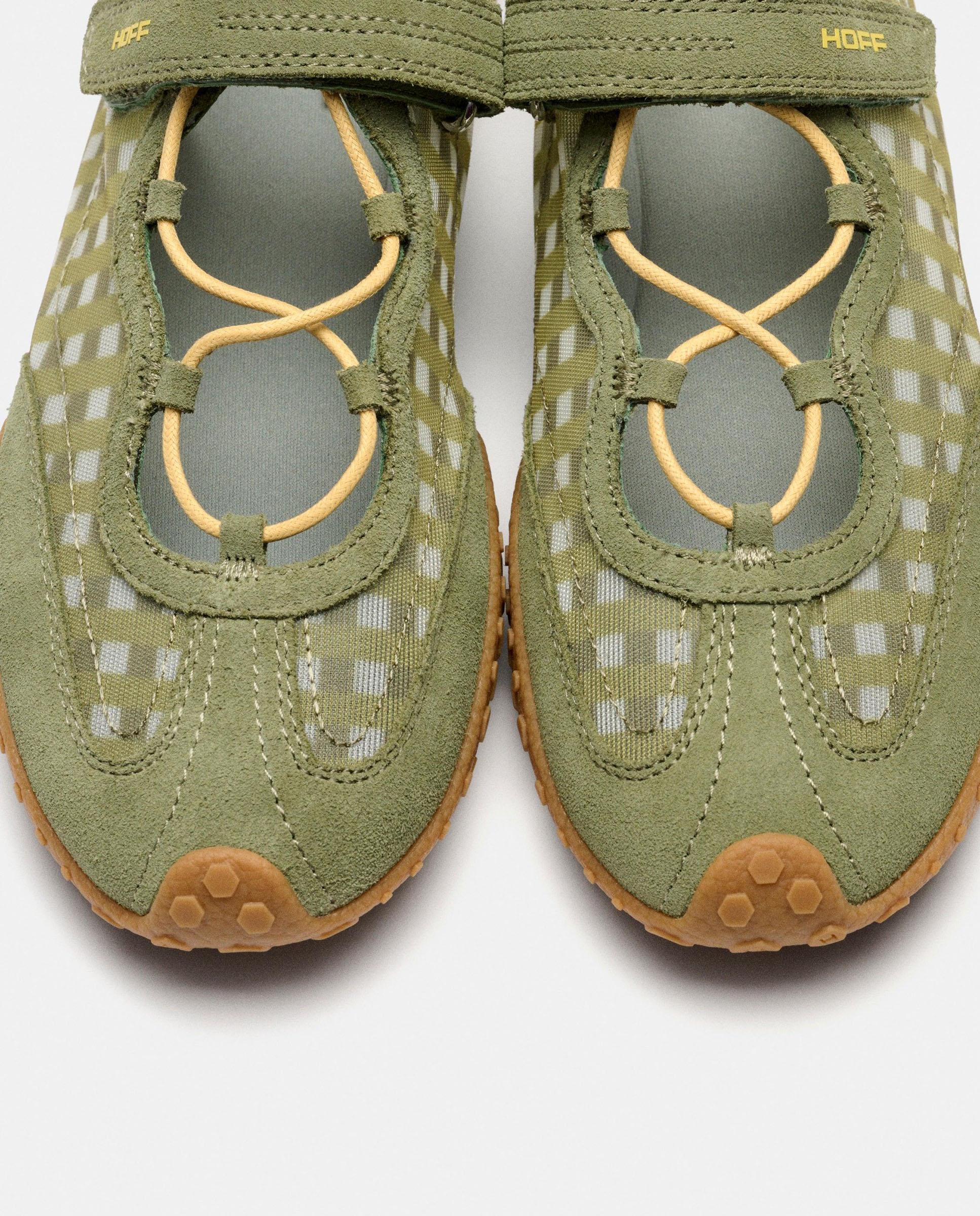 Merceditas deportivas de mujer bridge bow vichy - Hoff - Musgo Musgo-4