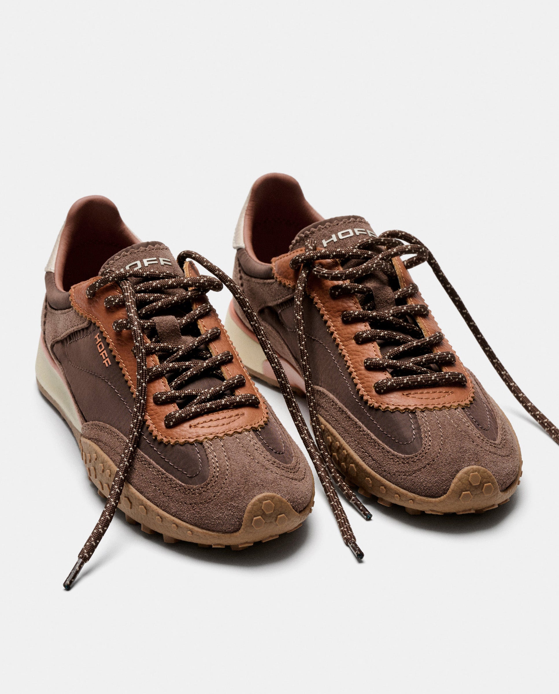 Zapatillas de mujer en piel bajas con suela de goma - Hoff - Marrón oscuro Marrón oscuro-4
