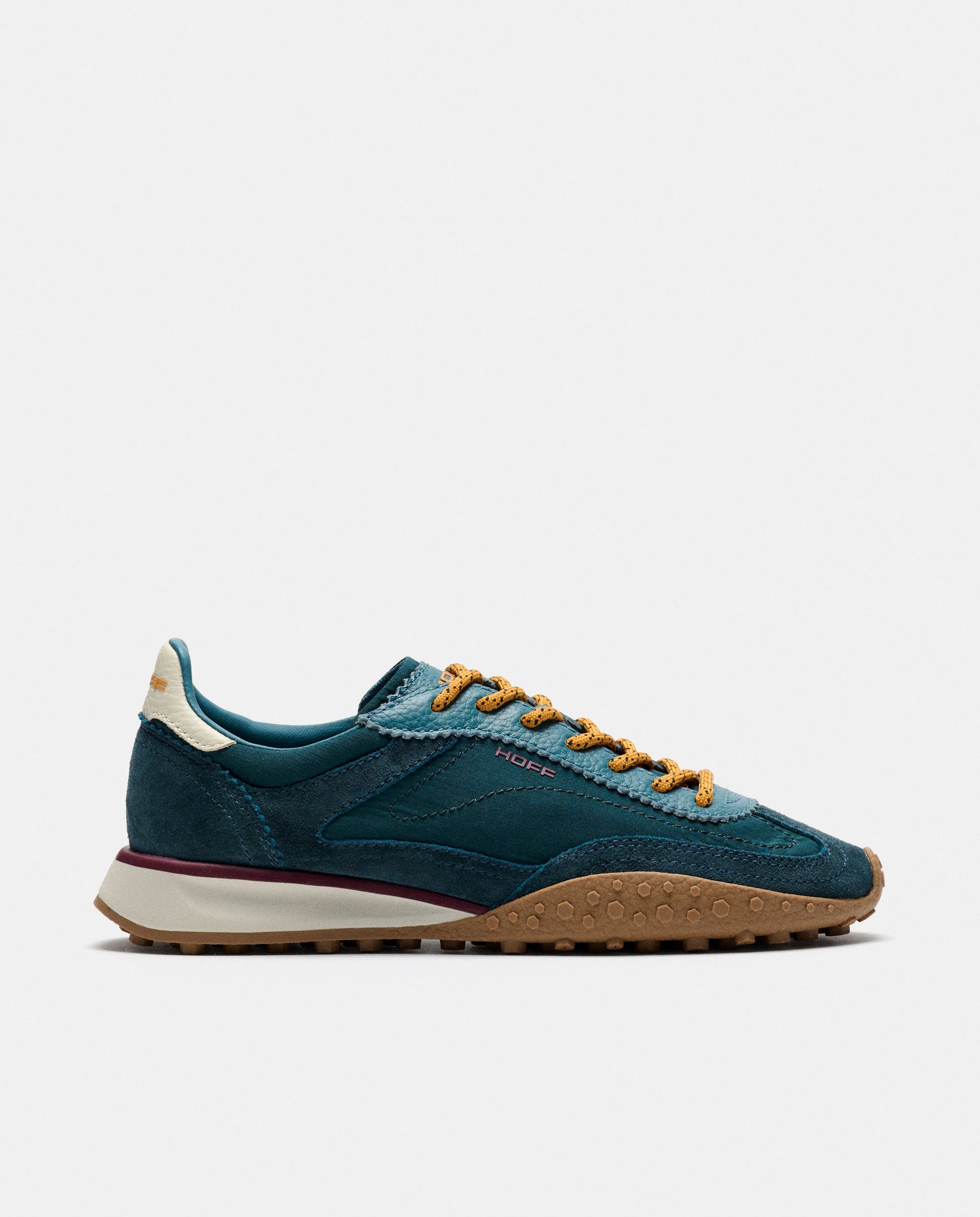 Zapatillas de mujer en piel bajas con suela de goma - Hoff - Verde azulado Verde azulado-1