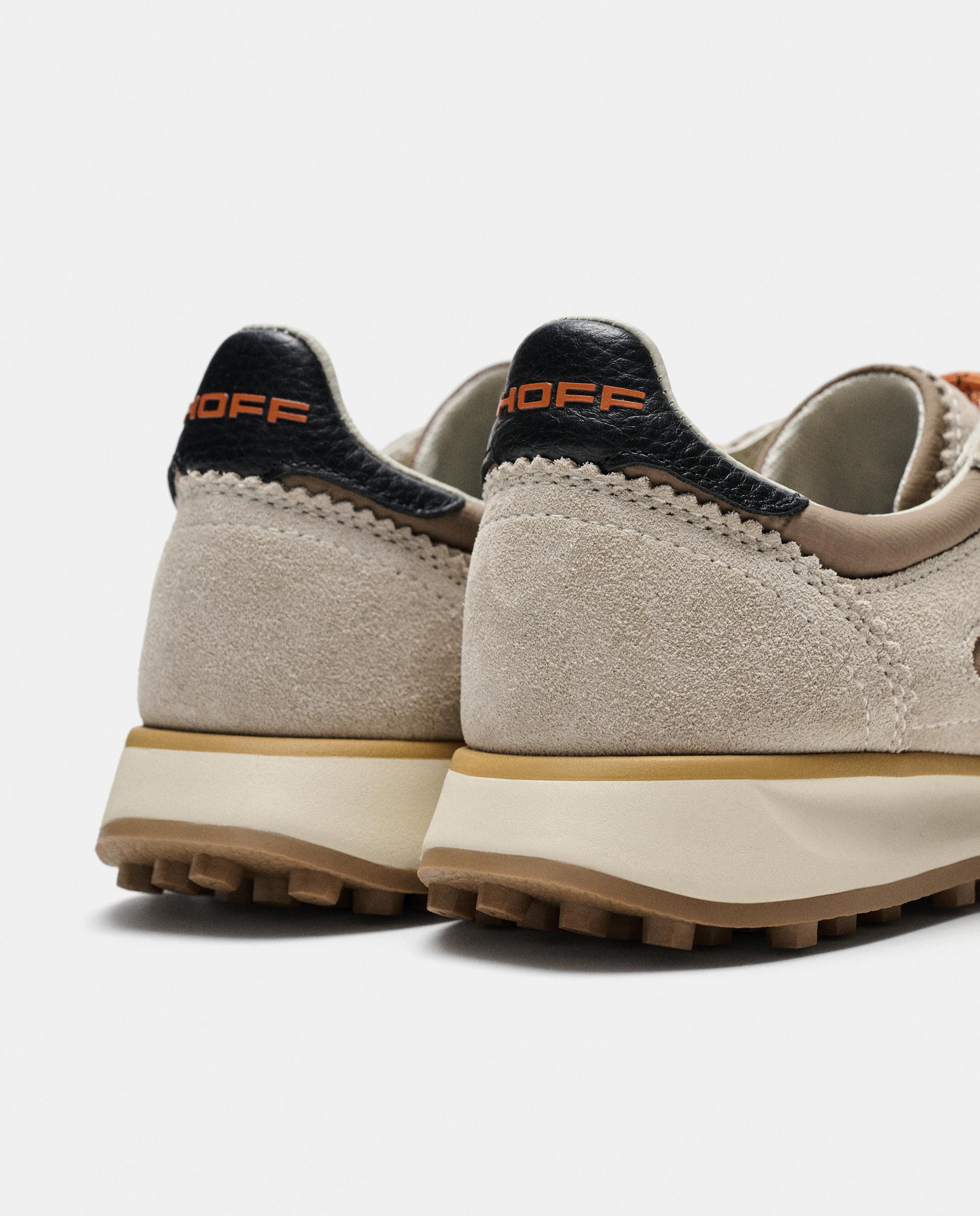 Zapatillas de mujer en piel bajas con suela de goma - Hoff - Beige Beige-5