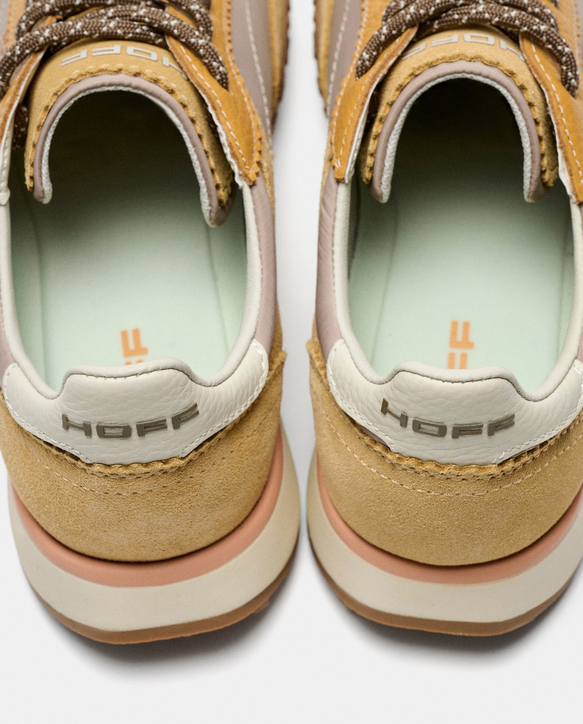 Zapatillas de mujer en piel bajas con suela de goma - Hoff - Mostaza Mostaza-5