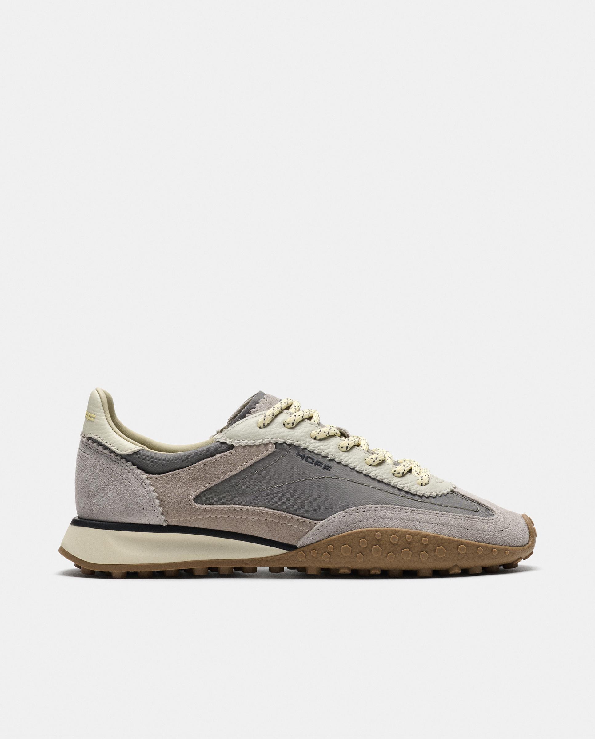 Zapatillas de mujer en piel bajas con suela de goma - Hoff - Gris Gris-1
