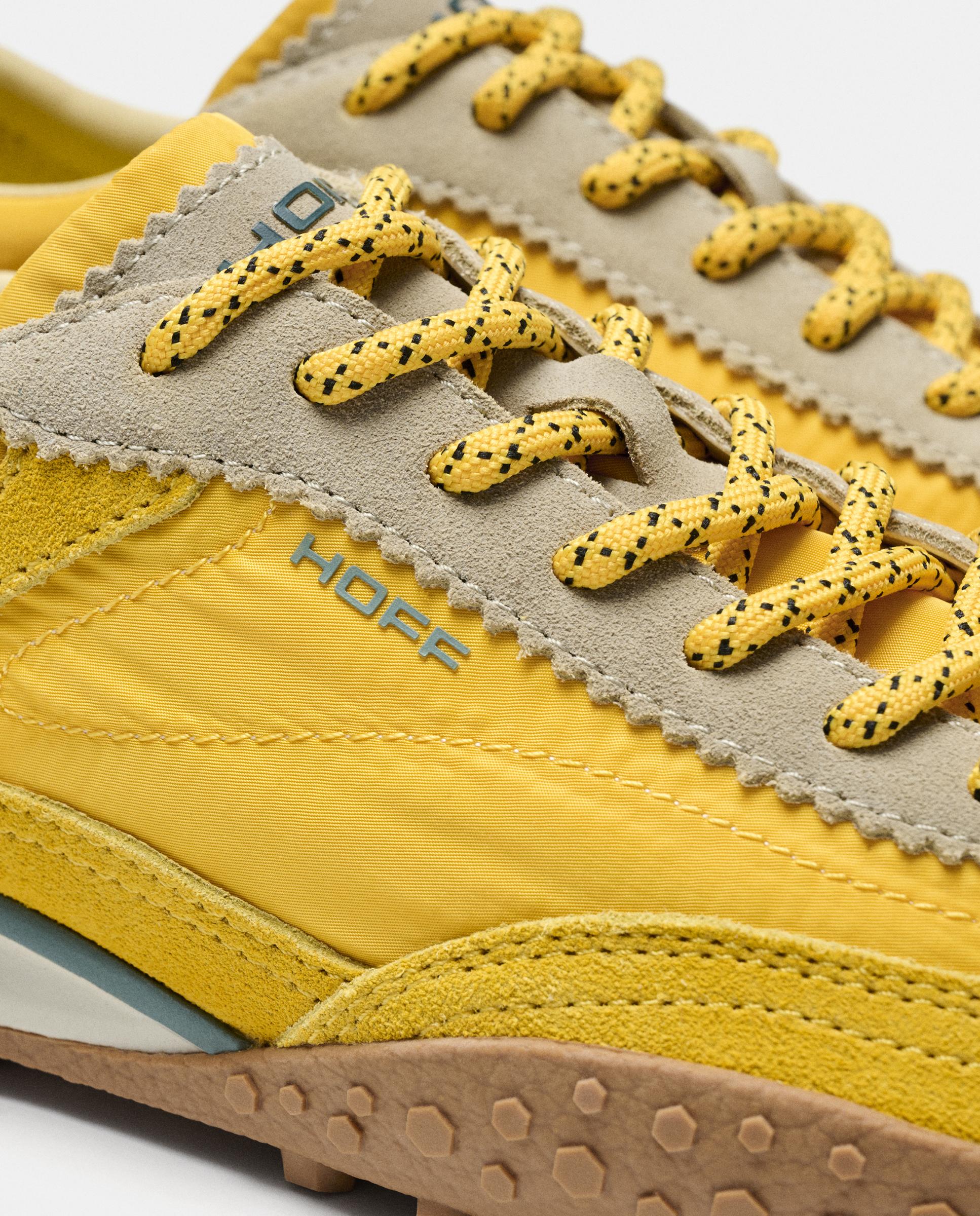 Zapatillas de mujer en piel bajas con suela de goma - Hoff - Amarillo Amarillo-3