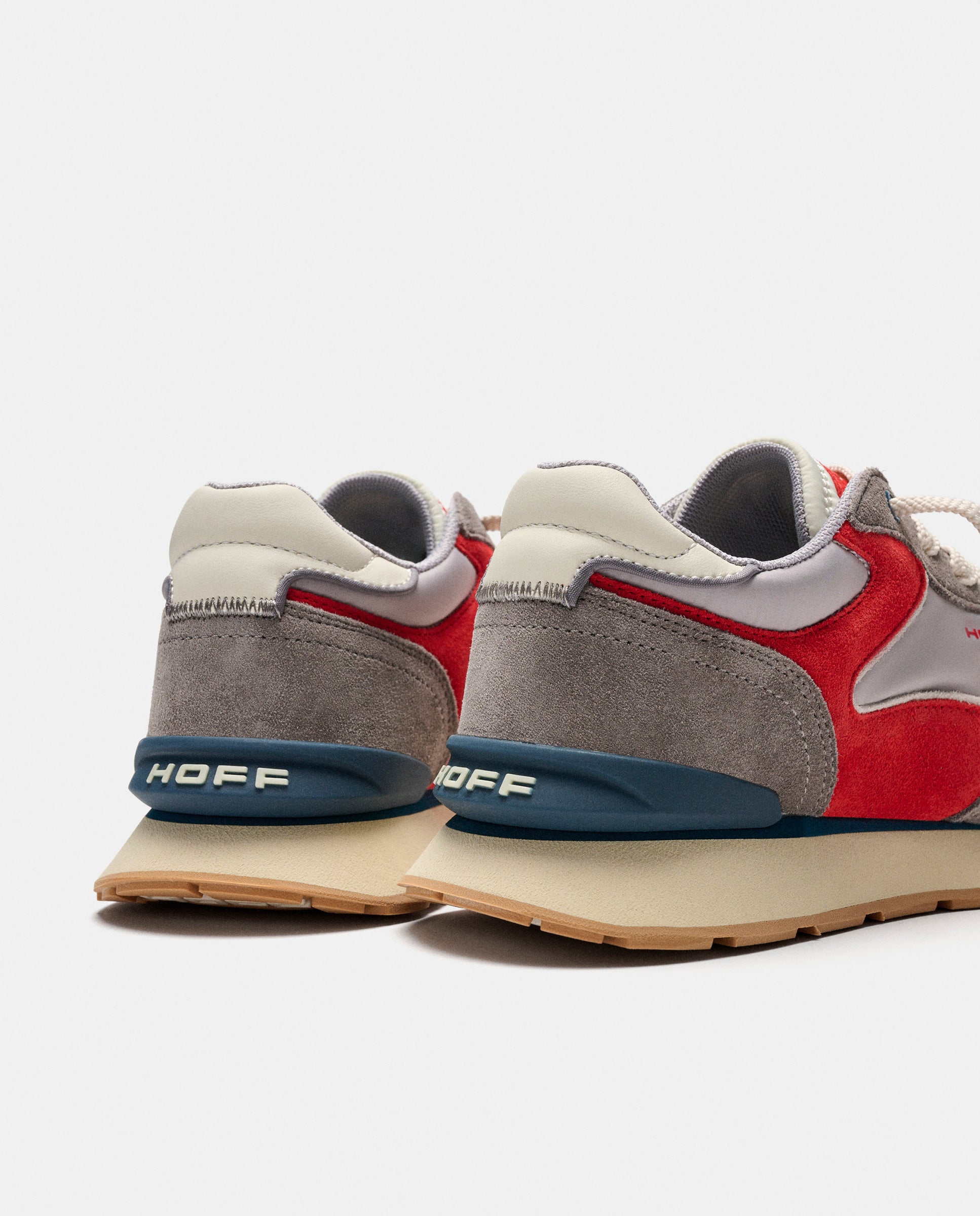 Zapatillas de caballero en piel bajas con suela de goma - Hoff - Gris claro Gris claro-5