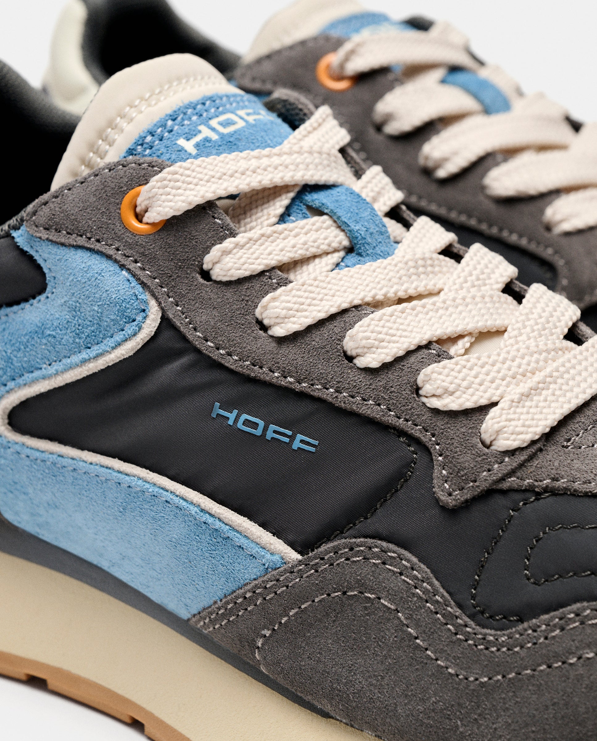 Zapatillas de caballero en piel bajas con suela de goma - Hoff - Gris Gris-5