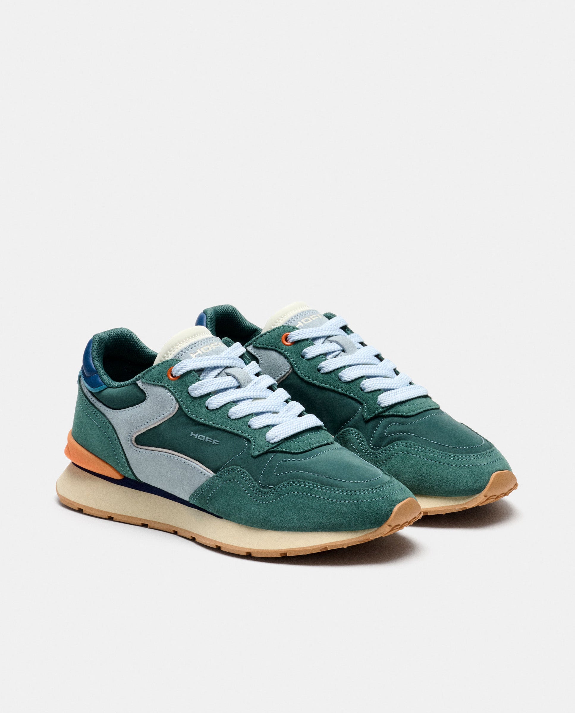Zapatillas de mujer en piel bajas con suela de goma - Hoff - Verde menta Verde menta-2